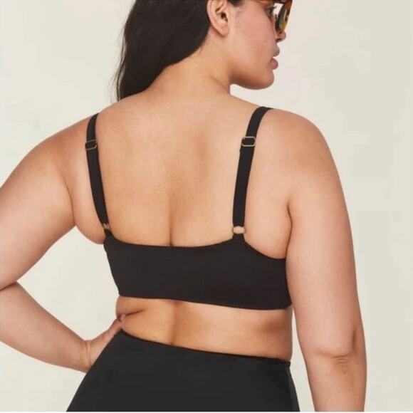 Andie Swim The Belmar Top in Black NWT Size Medium - Picture 2 of 10